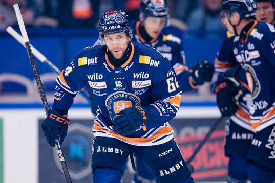 Växjös Eric Martinsson jublar