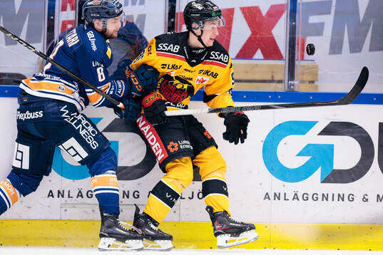 Växjös Zachary Giuttari och Luleås Pontus Andreasson