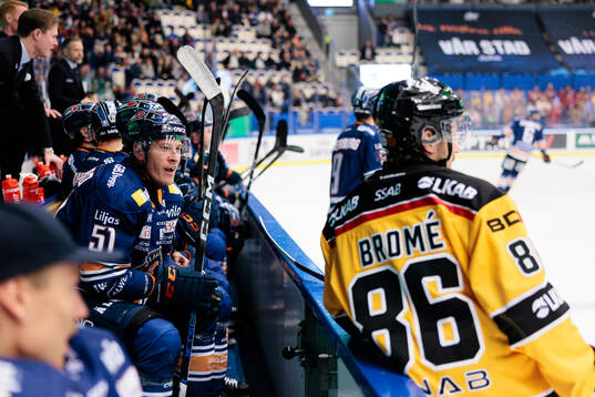 Växjös Emil Sylvegård och Luleås Mathias Bromé
