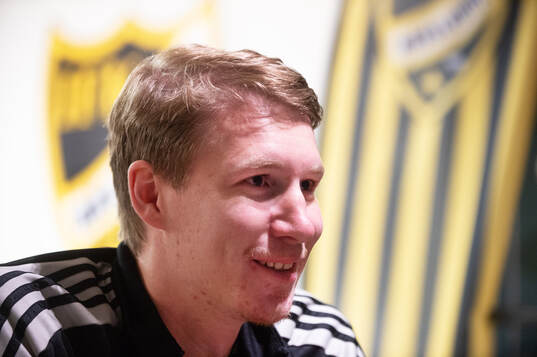 IFK Hässleholms Hugo Arvidsson i Hässleholm 14 november