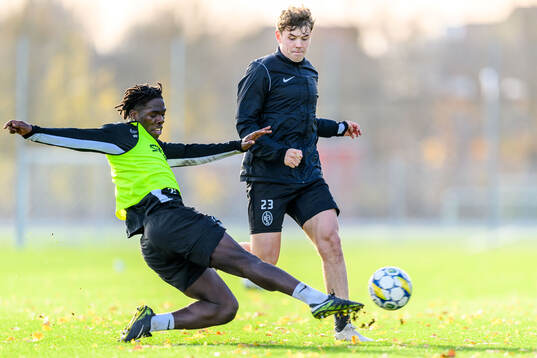 Landskronas Xavier Odhiambo och Max Nilsson