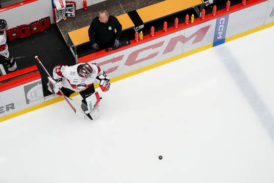Malmö Redhawks målvakt Marek Langhamer