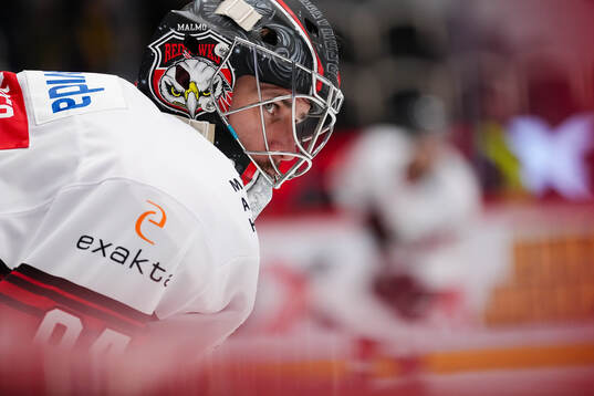 Malmö Redhawks målvakt Marek Langhamer