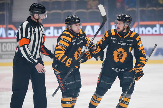 Skellefteås Oskar Nilsson och Skellefteås Jonathan Pudas