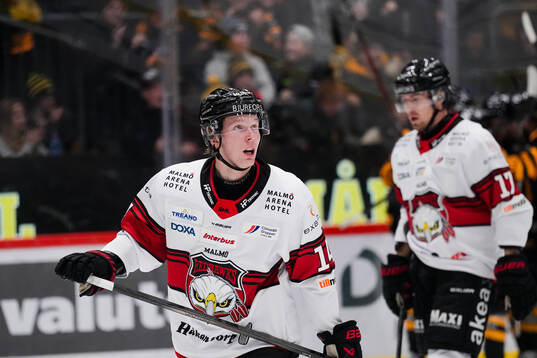 Malmö Redhawks Otto Stenberg deppar