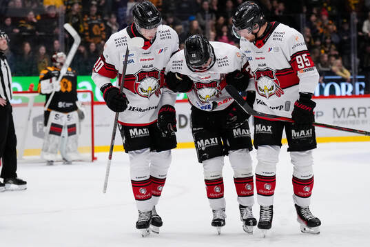 Malmö Redhawks William von Barnekow, skadade Christoffer
