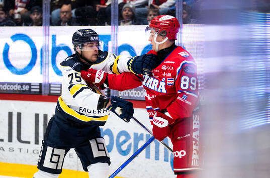 HV71s Radan Lenc och Timrås Oliver Kapanen