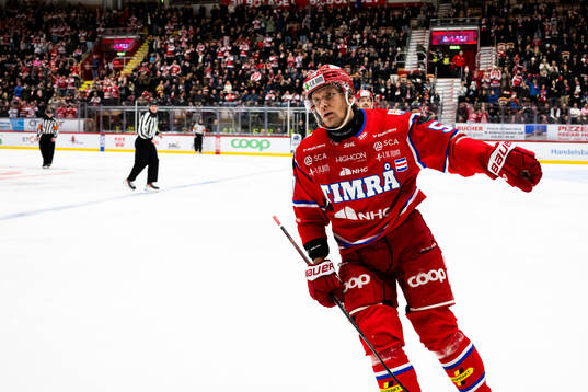 Timrås Anton Wedin jublar