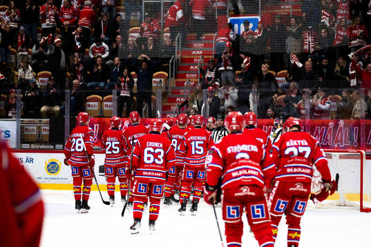 Timråspelarna jublar