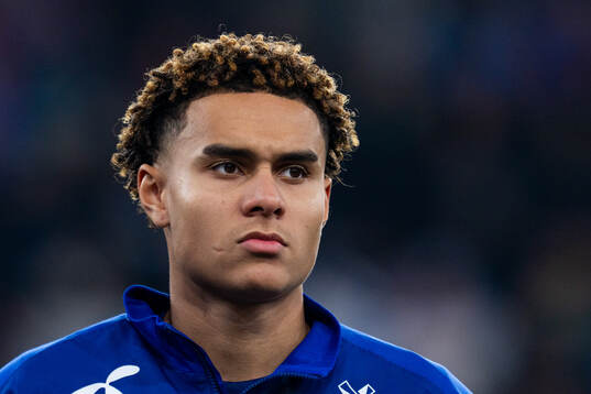 Antonio Nusa of Norway line up