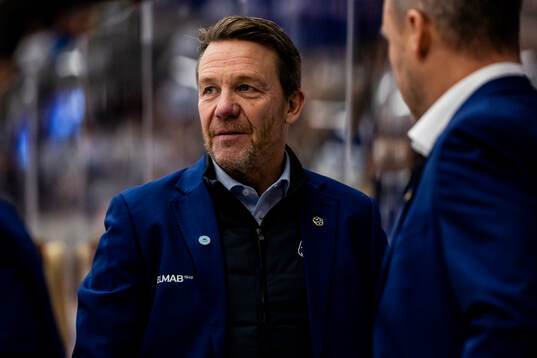 Leksands tränare Charles Berglund