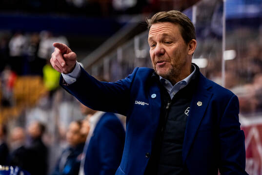 Leksands tränare Charles Berglund