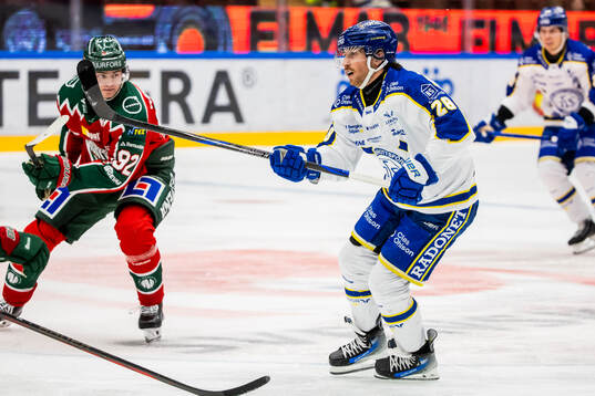 Frölundas Filip Cederqvist och Leksands Axel Rindell