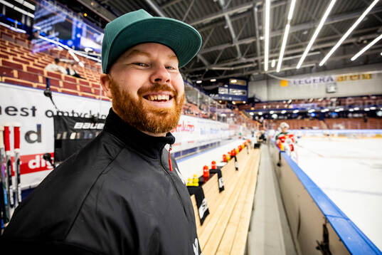 Frölundas materialförvaltare Andy Fagerström