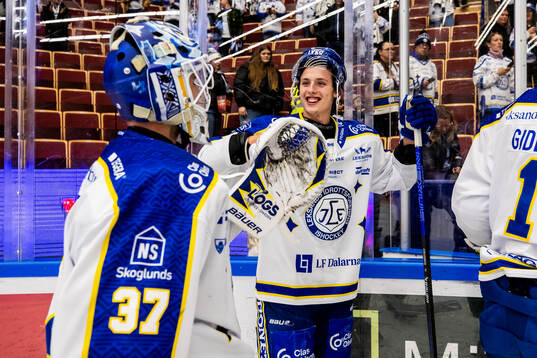Leksands Anton Johansson jublar