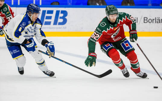 Leksands Alexander Lundqvist och Frölundas Wiktor Nilsson