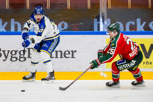 Leksands Marek Hrivik och Frölundas Arttu Ruotsalainen
