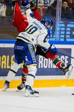 Frölundas Max Friberg och Leksands Anton Johansson