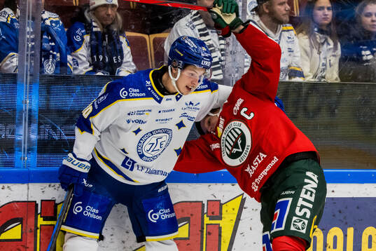Leksands Anton Johansson och Frölundas Max Friberg