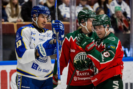 Leksands Jon Knuts och Frölundas Filip Hasa