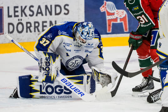 Leksands målvakt Jakob Hellsten
