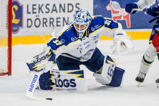 Leksands målvakt Jakob Hellsten