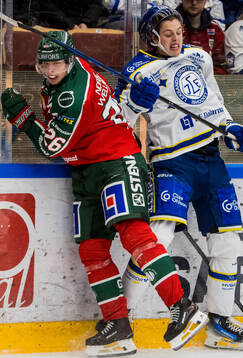 Frölundas Isac Heens och Leksands Anton Johansson