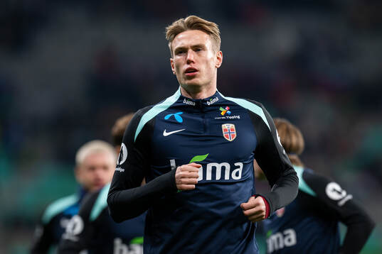 Torbjørn Lysaker Heggem of Norway warms up