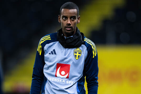 Alexander Isak of the Swedish men's football national team