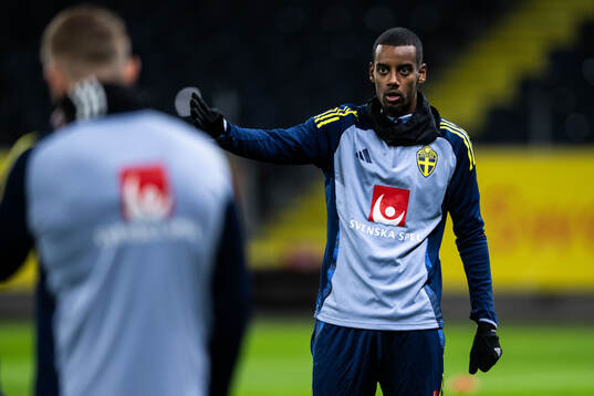 Alexander Isak of the Swedish men's football national team