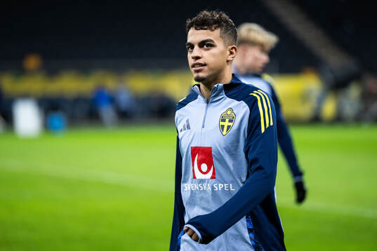 Yasin Ayari of the Swedish men's football national team at