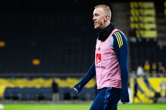 Isac Lidberg of the Swedish men's football national team at