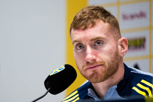 Dejan Kulusevski of the Swedish men's national football team