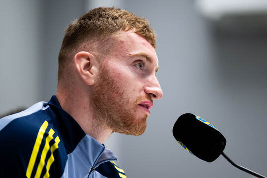 Dejan Kulusevski of the Swedish men's national football team