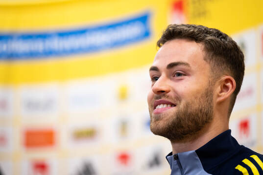 Gabriel Gudmundsson of the Swedish men's national football