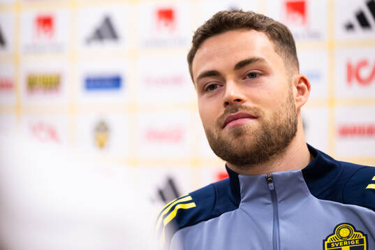 Gabriel Gudmundsson of the Swedish men's national football