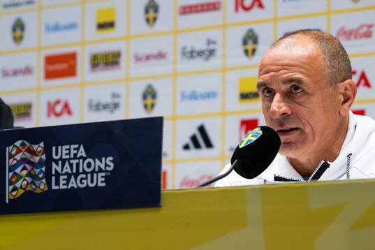 Head coach Francesco Calzona of the Slovakian men's