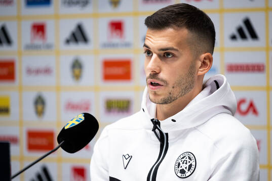 Laszlo Benes of the Slovakian men's national football team