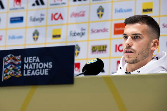 Laszlo Benes of the Slovakian men's national football team