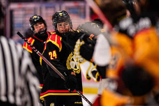 Brynäs Sara Cajanova jublar
