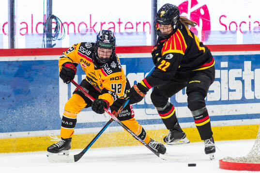 Luleås Viivi Vainikka och Brynäs Hanna Thuvik