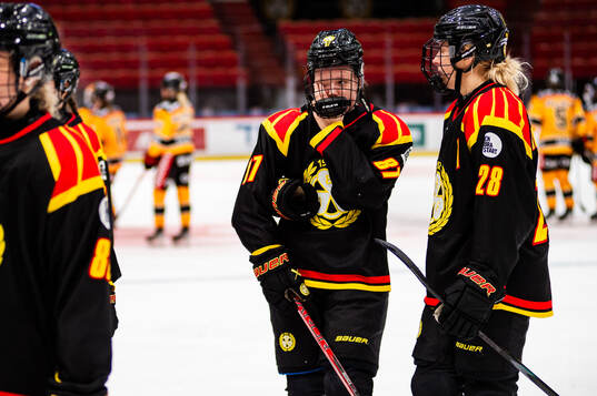Brynäs Anna Brenkle och Jenny Antonsson deppar