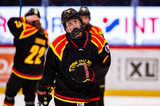 Brynäs Stina Sandberg deppar