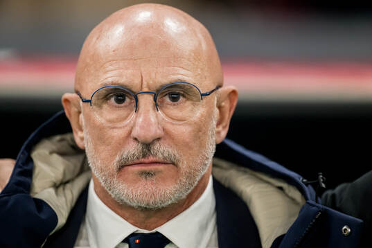 Head coach Luis de la Fuente of Spain