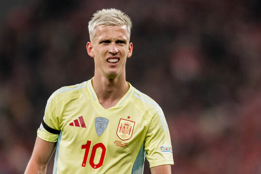 Dani Olmo of Spain