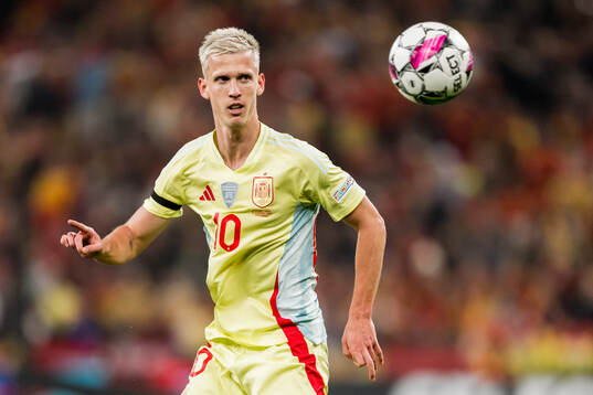 Dani Olmo of Spain