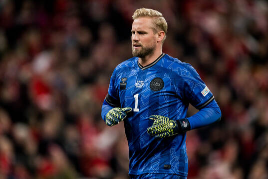 Kasper Schmeichel of Denmark