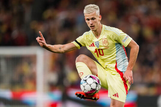 Dani Olmo of Spain