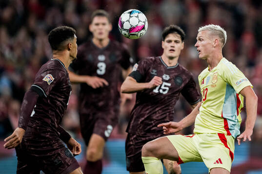 Dani Olmo of Spain