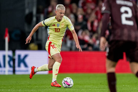 Dani Olmo of Spain